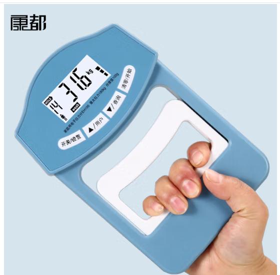 康都握力器测力计握力计测试仪表中考专用学生可调节电子握力器充电握力器 (zhyghf_2023604)